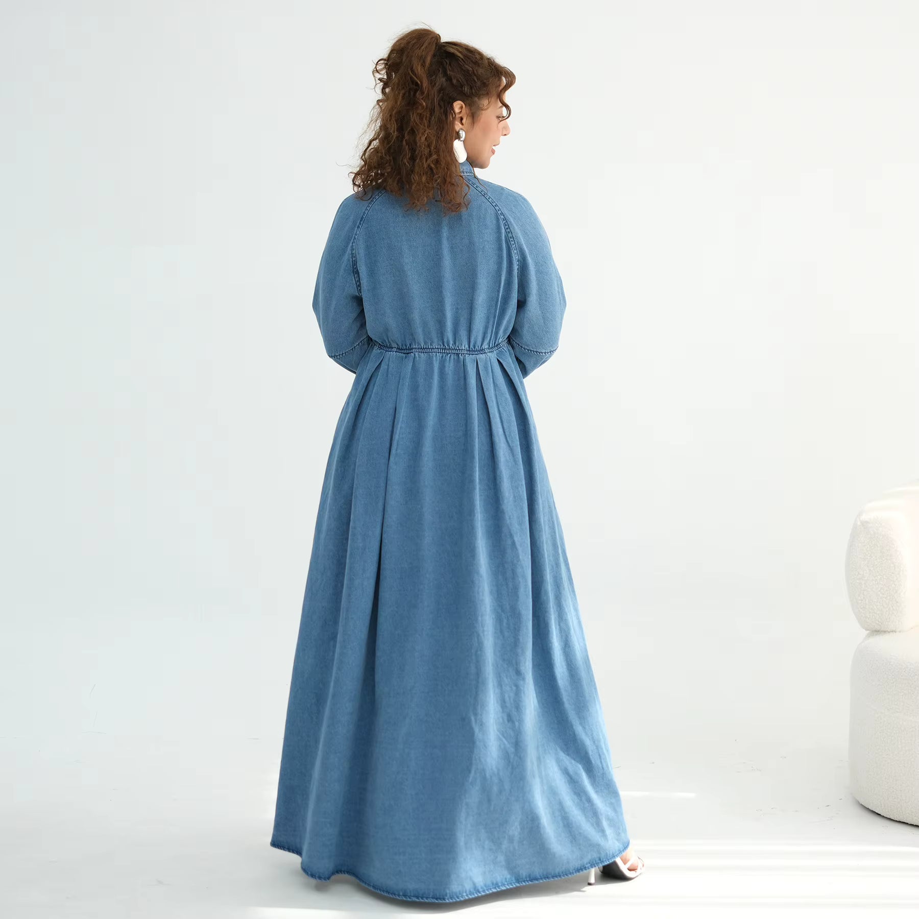 Denim Flowey Dress