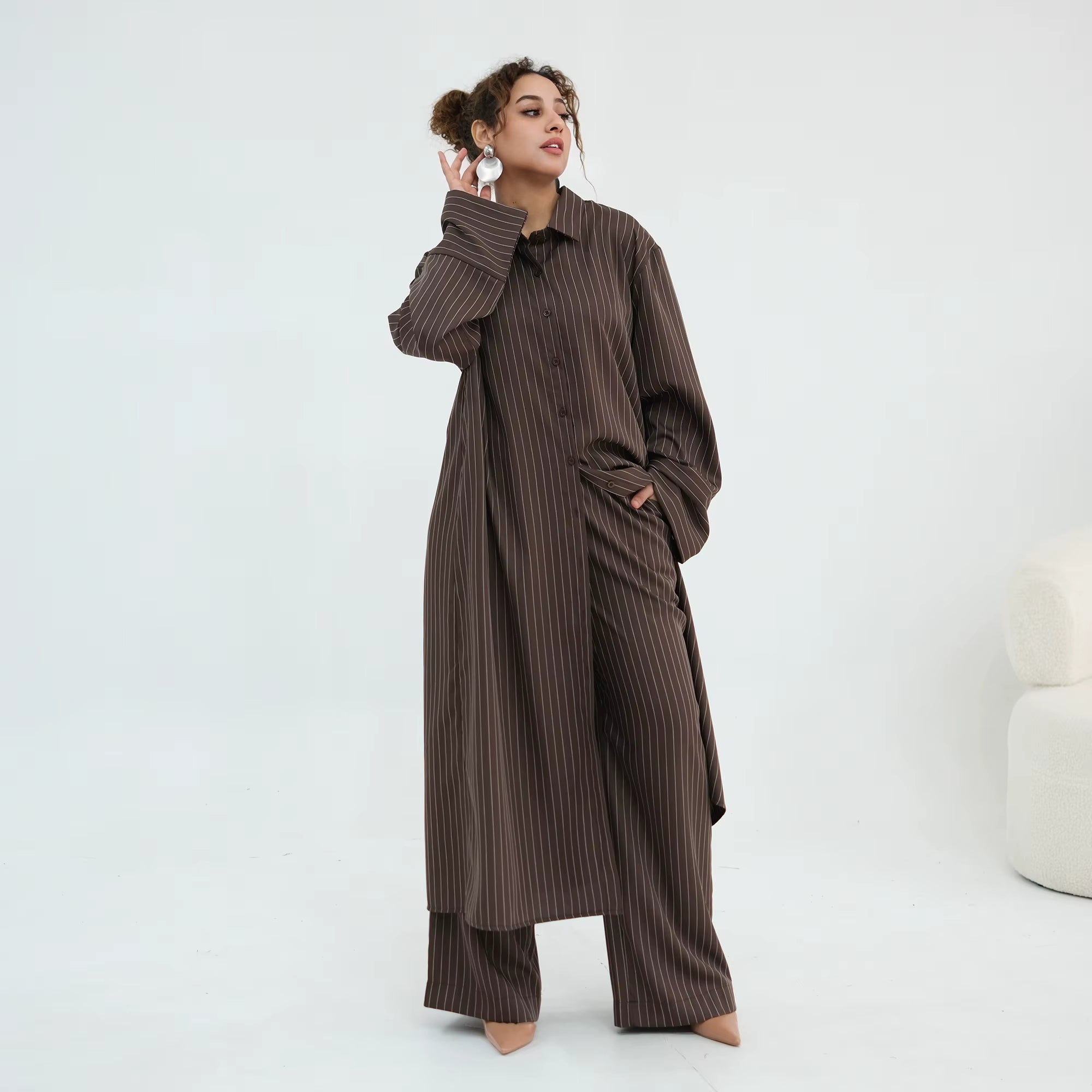 2Pc Abaya/Pants set