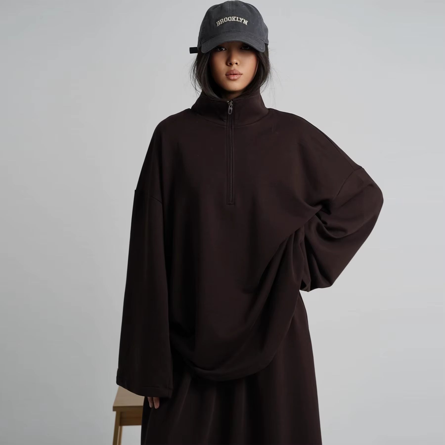 2pc Sporty Style Cotton Skirt set