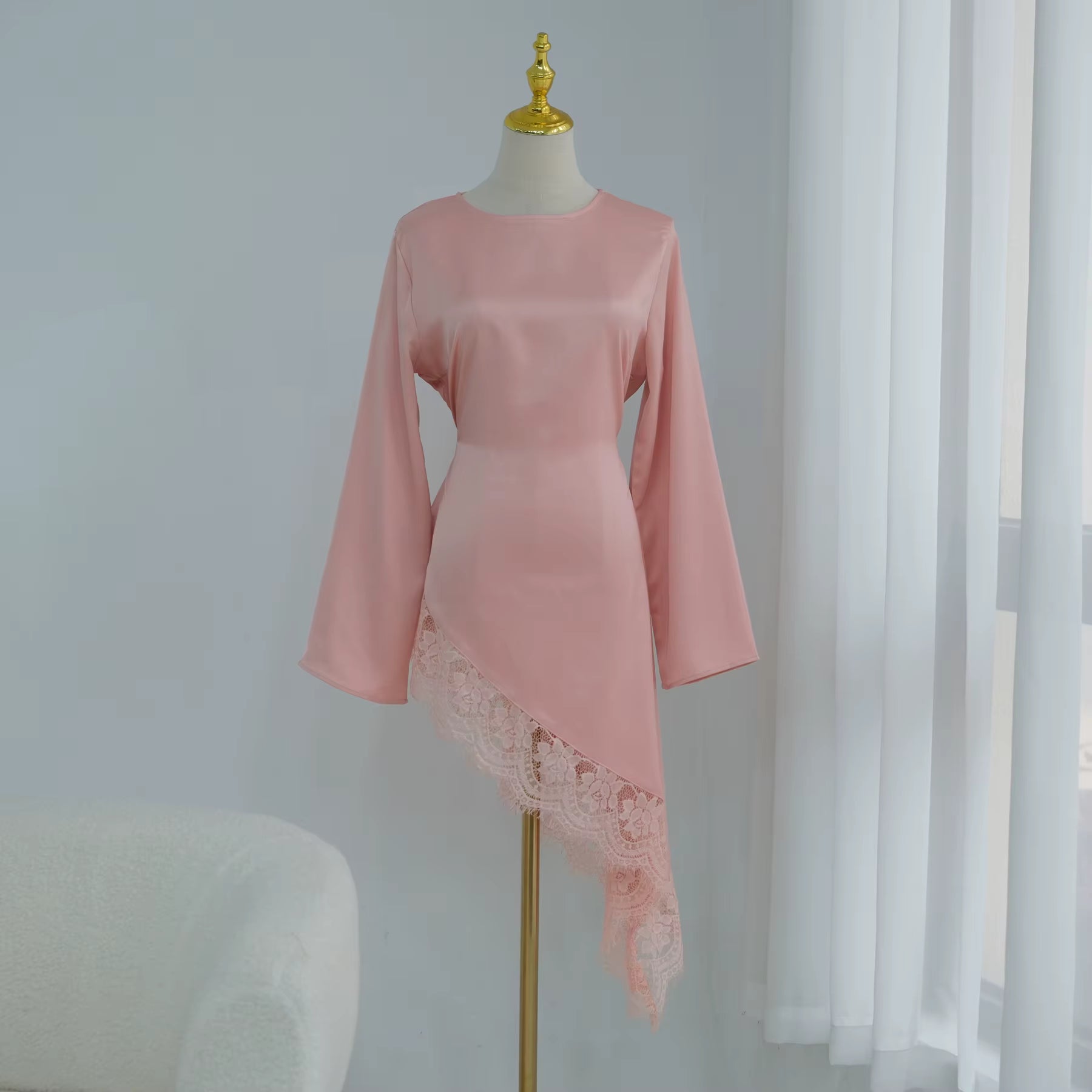 Satin Lace Top