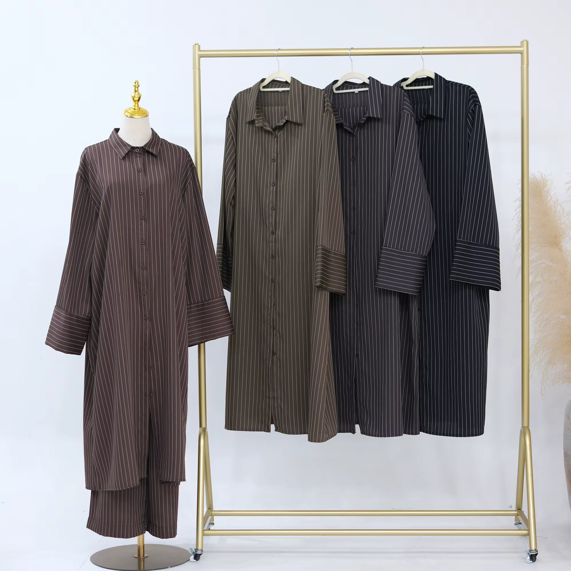 2Pc Abaya/Pants set