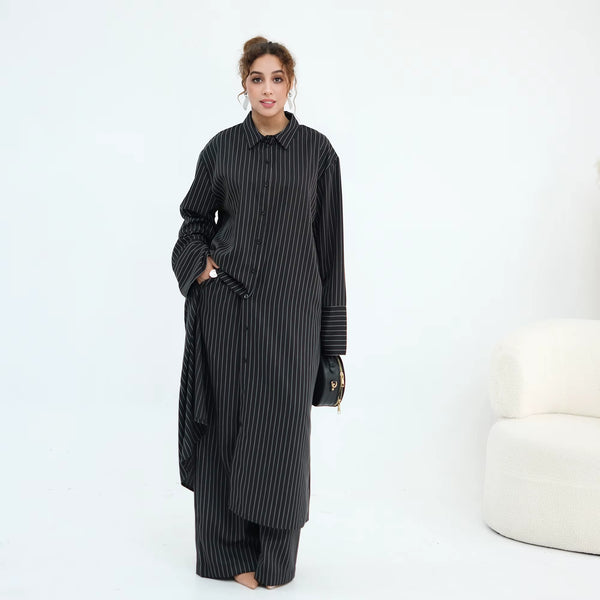2Pc Abaya/Pants set