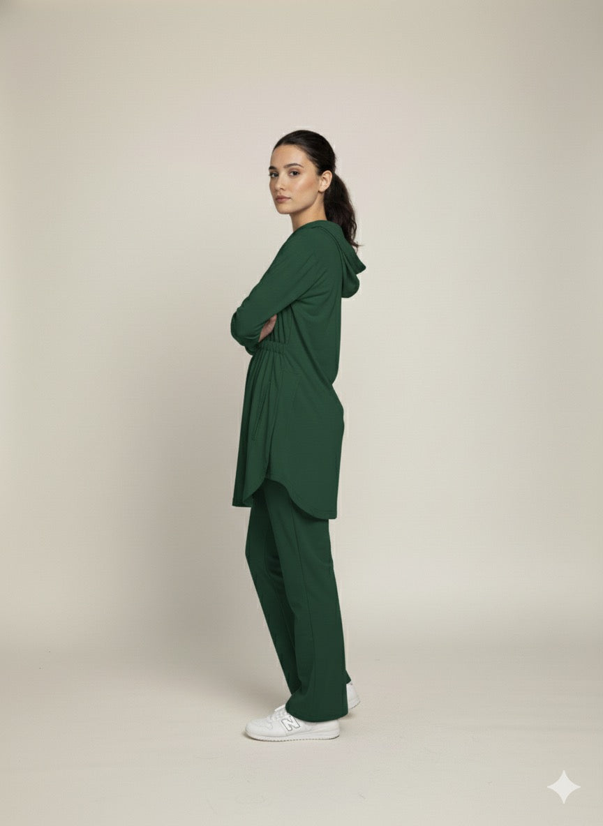 Raneem Straight Set-Green