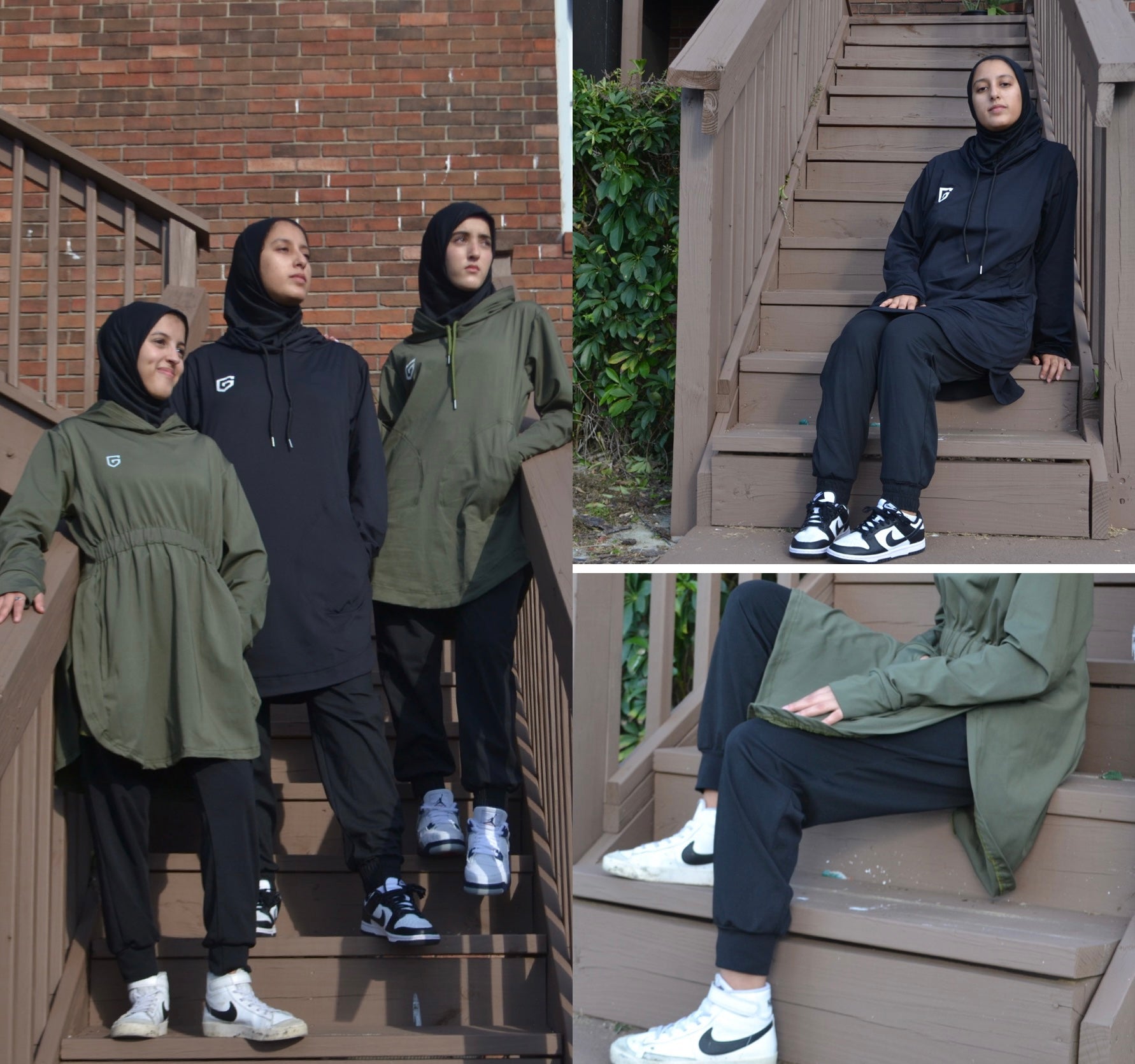 Straight Flow Hoodie Black