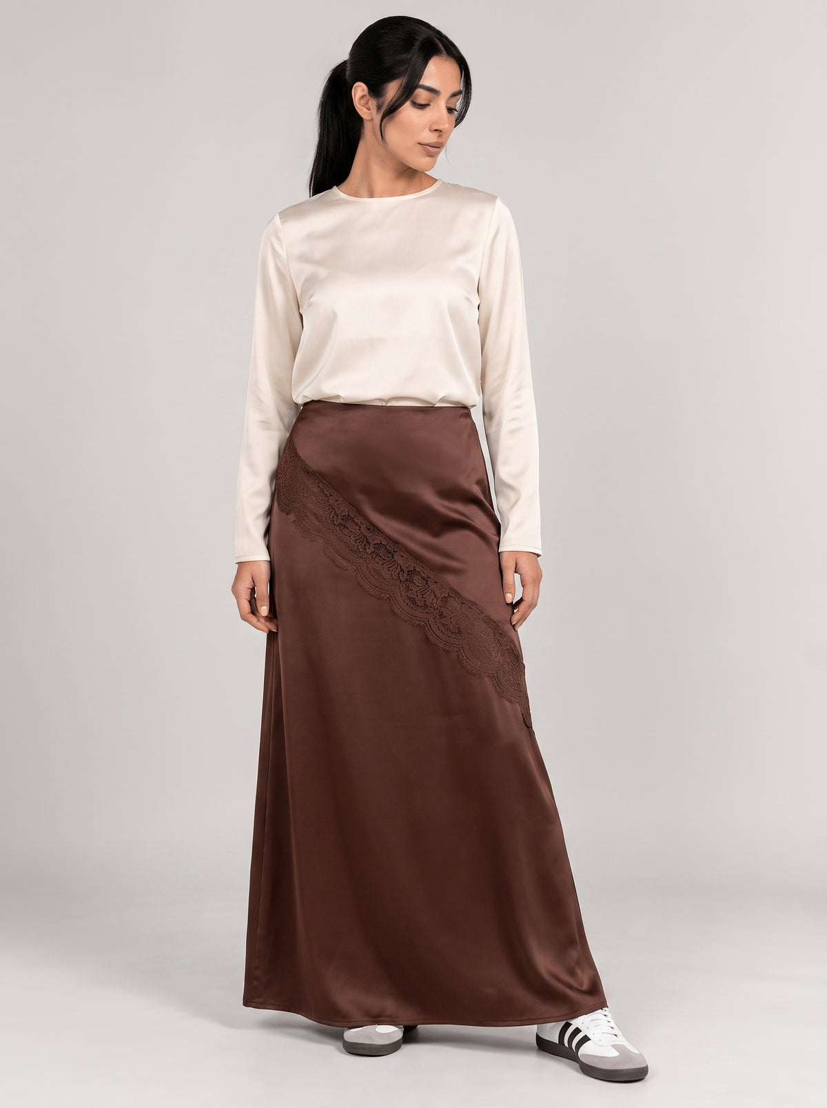 Satin Maxi Skirt