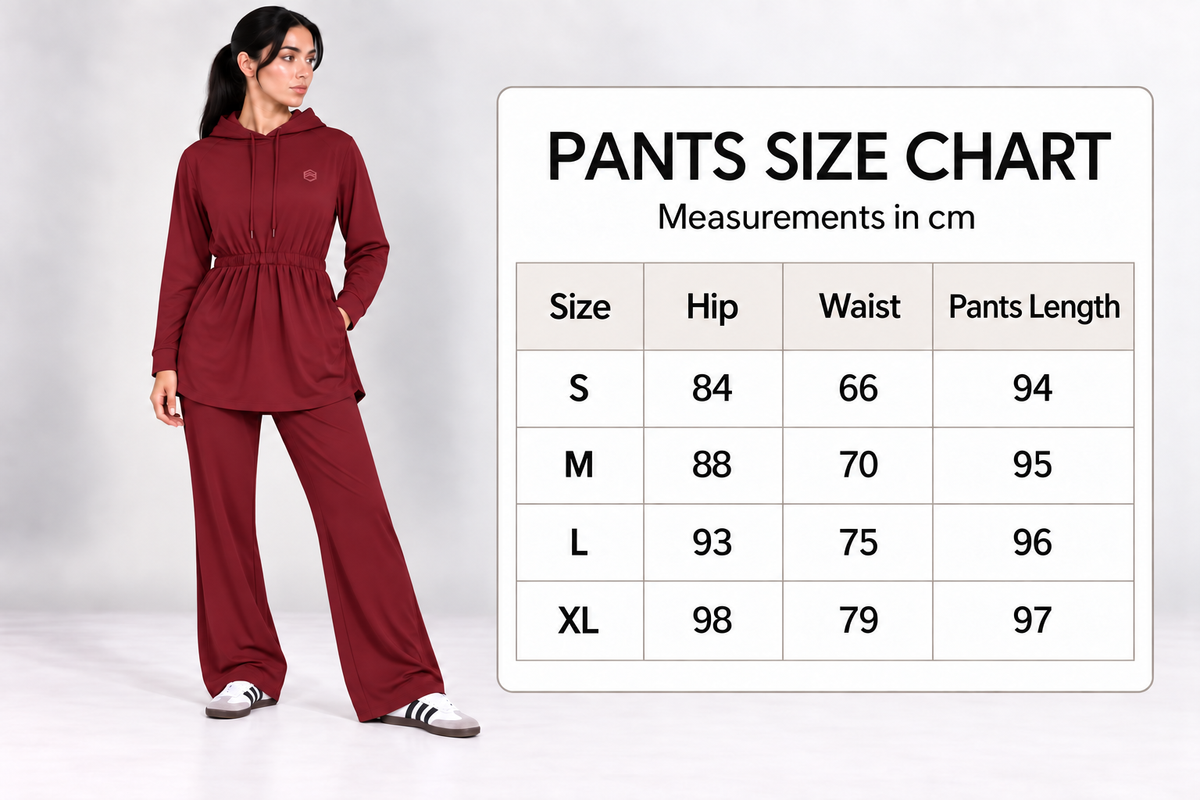 Raneem Mid-Flow Set – Burnt /Orange