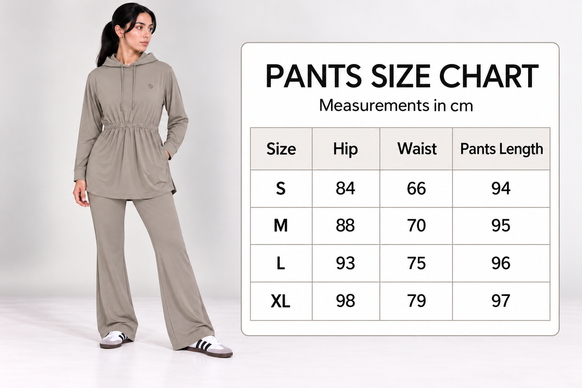 Raneem Mid-Flow Set – Gray