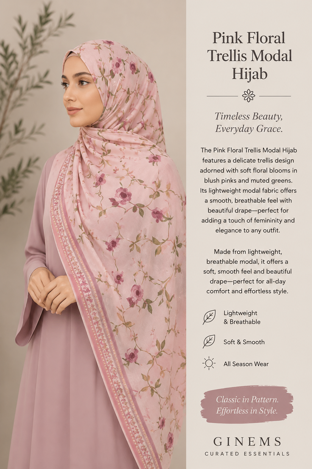 Wildflower Printed modal